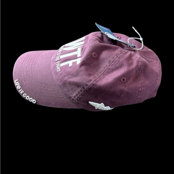 Life is Good WTF Where’s The Fish Adult Adjustable Chill Cap Hat - Picture 4 of 11